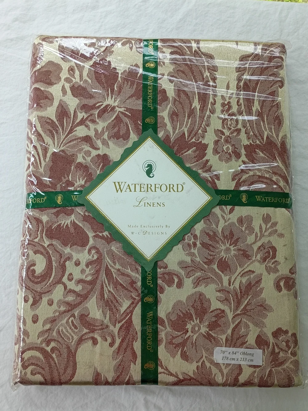 Waterford Linens Floral Tablecloth Oblong 70